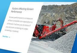 The picture shows the application of mining screen in gravel screening.