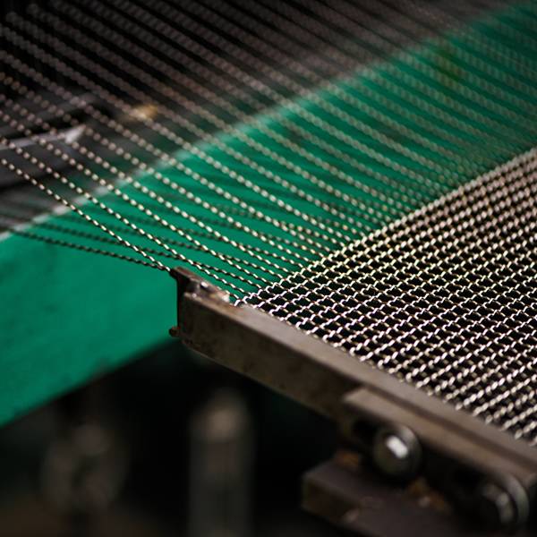 The picture shows a mining screen machine in production.